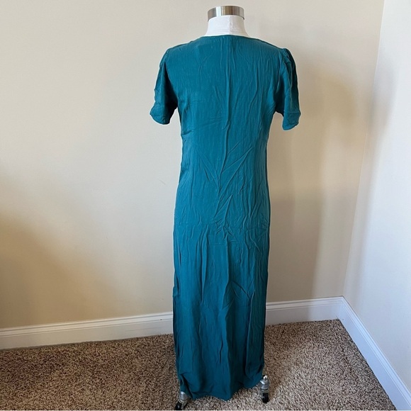 New! Monrow button down short sleeve maxi dress 17839 - Picture 6 of 8